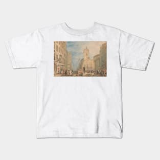 High Street, Edinburgh by J.M.W. Turner Kids T-Shirt